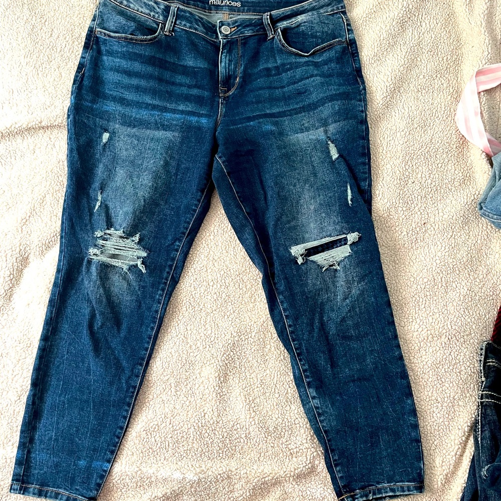 Womens Maurices, size 18 short. Worn once.